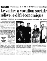 2 fevrier 2004 – Midi Libre – Donnation chèques